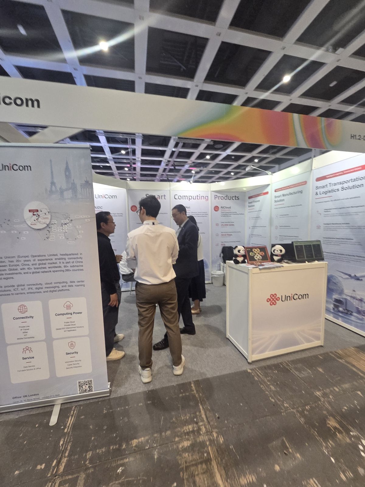 China Unicom Europe stand
