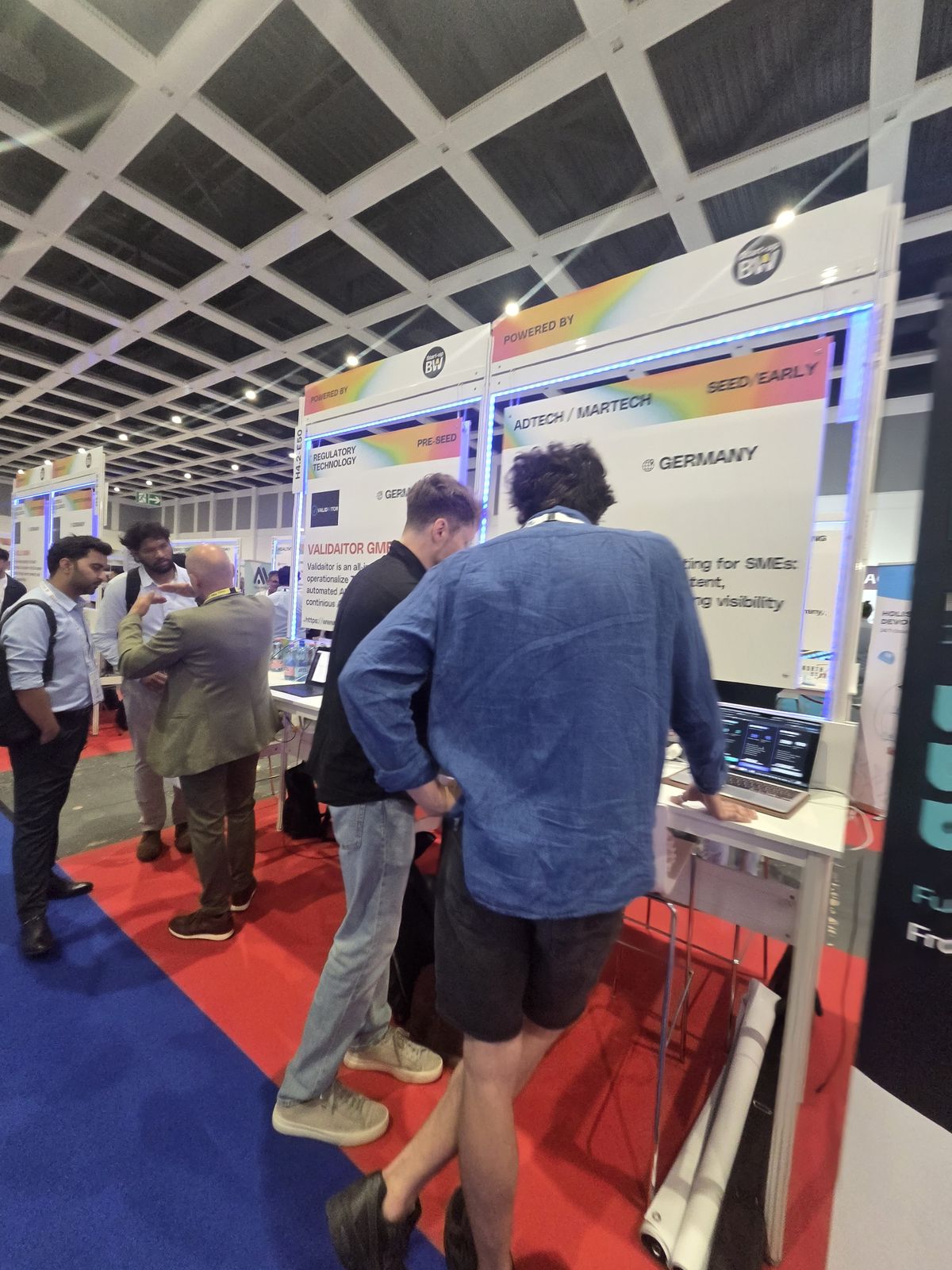 North Star Europe stand signage